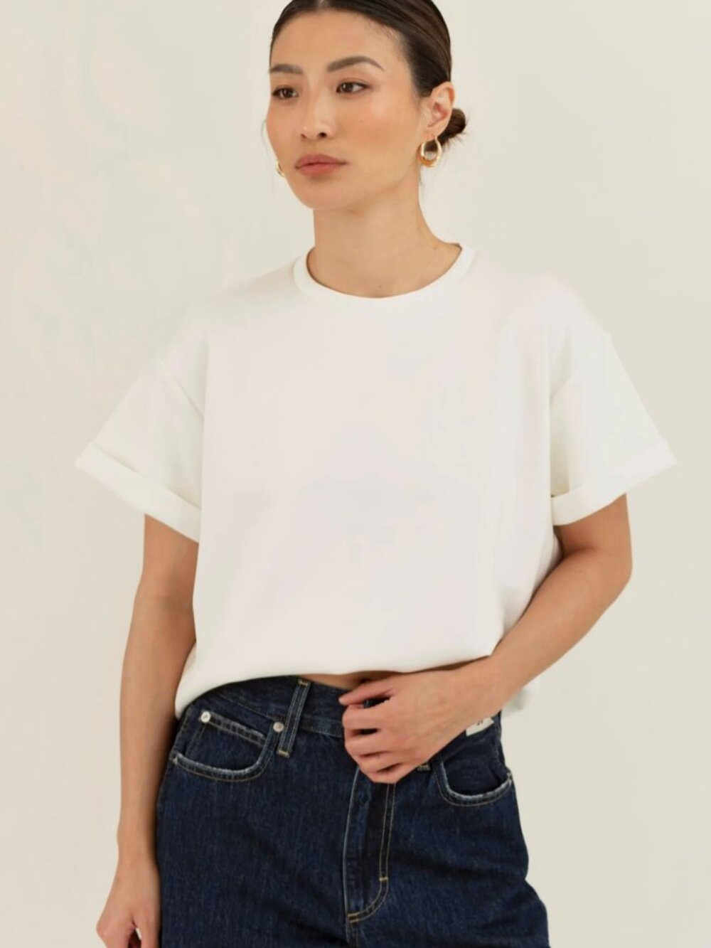 Leze The Label Cream Bengal Tee